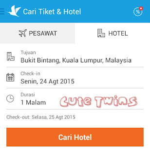 cara pesan hotel traveloka