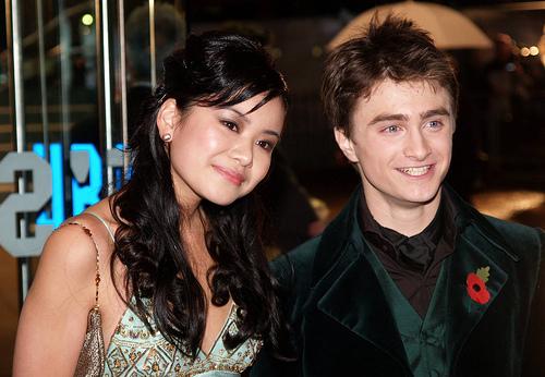 Katie Leung and Daniel at the Harry Potter Britain Premiere