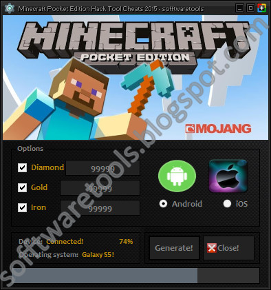 Minecraft Pocket Edition Hack Tool For Android & iOS 2015 