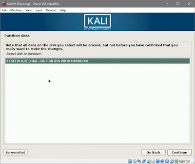 Cara Instal Kali Linux di Virtual Box