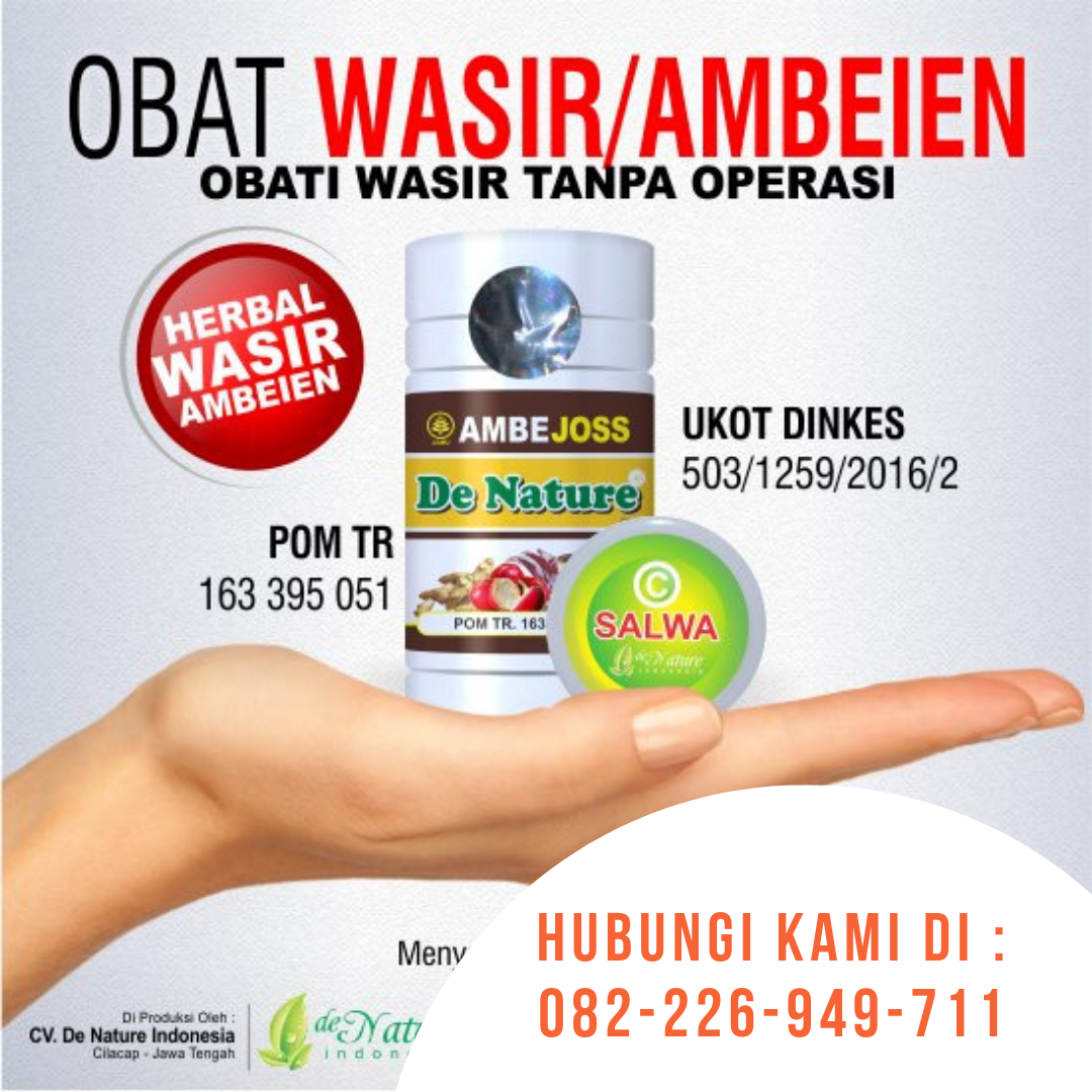 Jual Obat Ambeyen Herbal Ambejoss Salwa De Nature Gunung Kidul