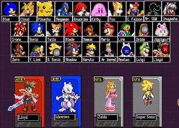 Characters in Super Smash Flash 2