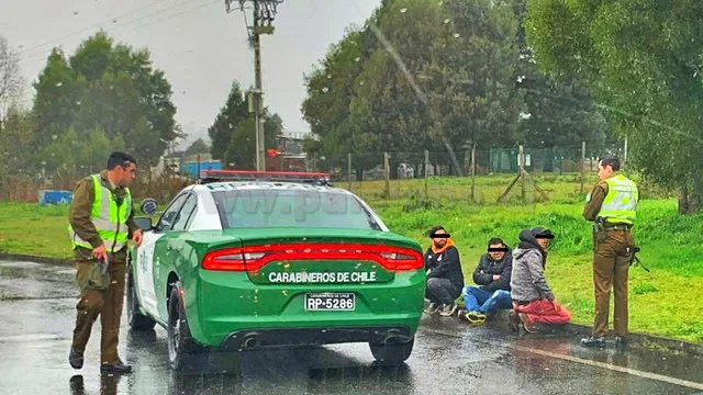 Carabineros detiene a sospechosos