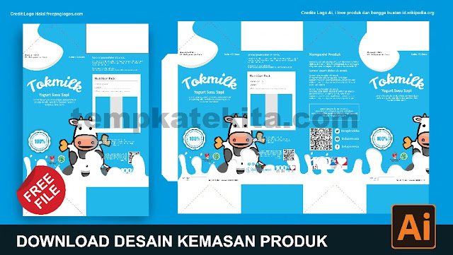 Download Desain Kemasan Produk Minuman Susu Coreldraw Dan Photohsop