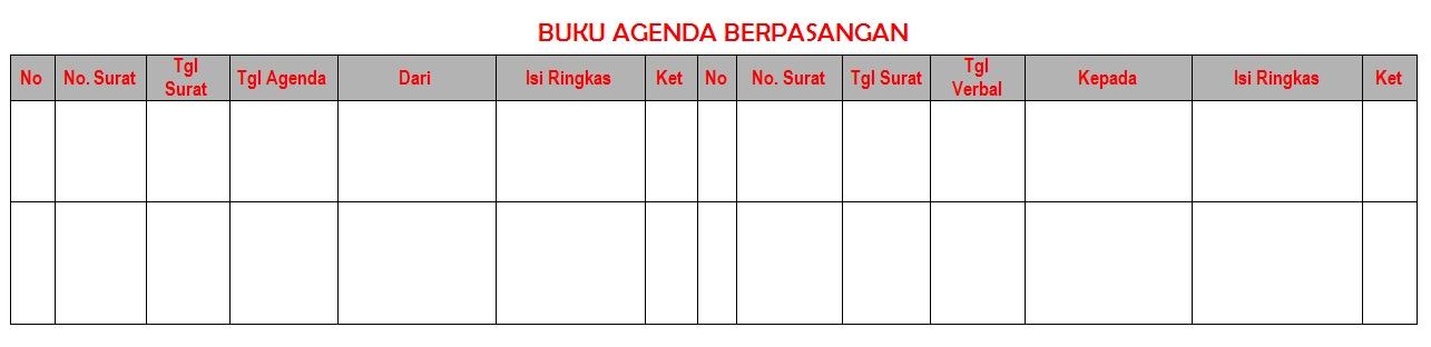  Gambar Buku Agenda Kembar  Gambar  PQR