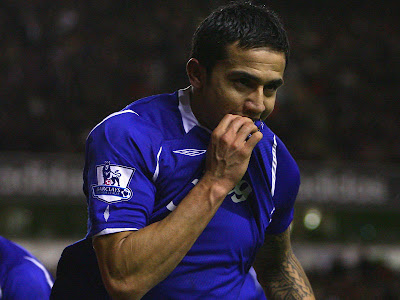 Tim Cahill Everton Soccer