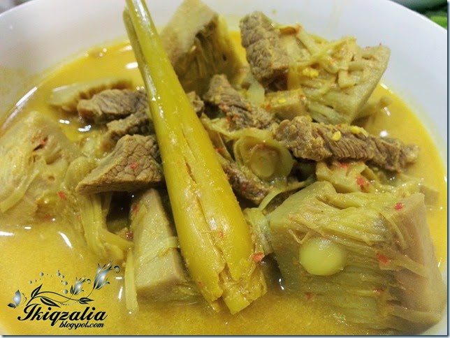 Koleksi SantapanKu: ~ Nangka Muda + Daging Masak Lemak 