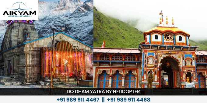 Luxury Dodham Yatra by Helicopter: Experience Spiritual Journey with Aikyam Aviation
