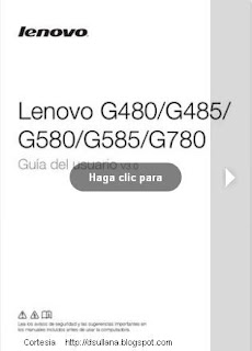 Manual Lenovo G480 G485
