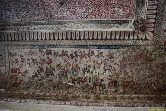 Paintings of Lakshmi Temple, Orchha