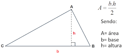 area do triangulo calculo