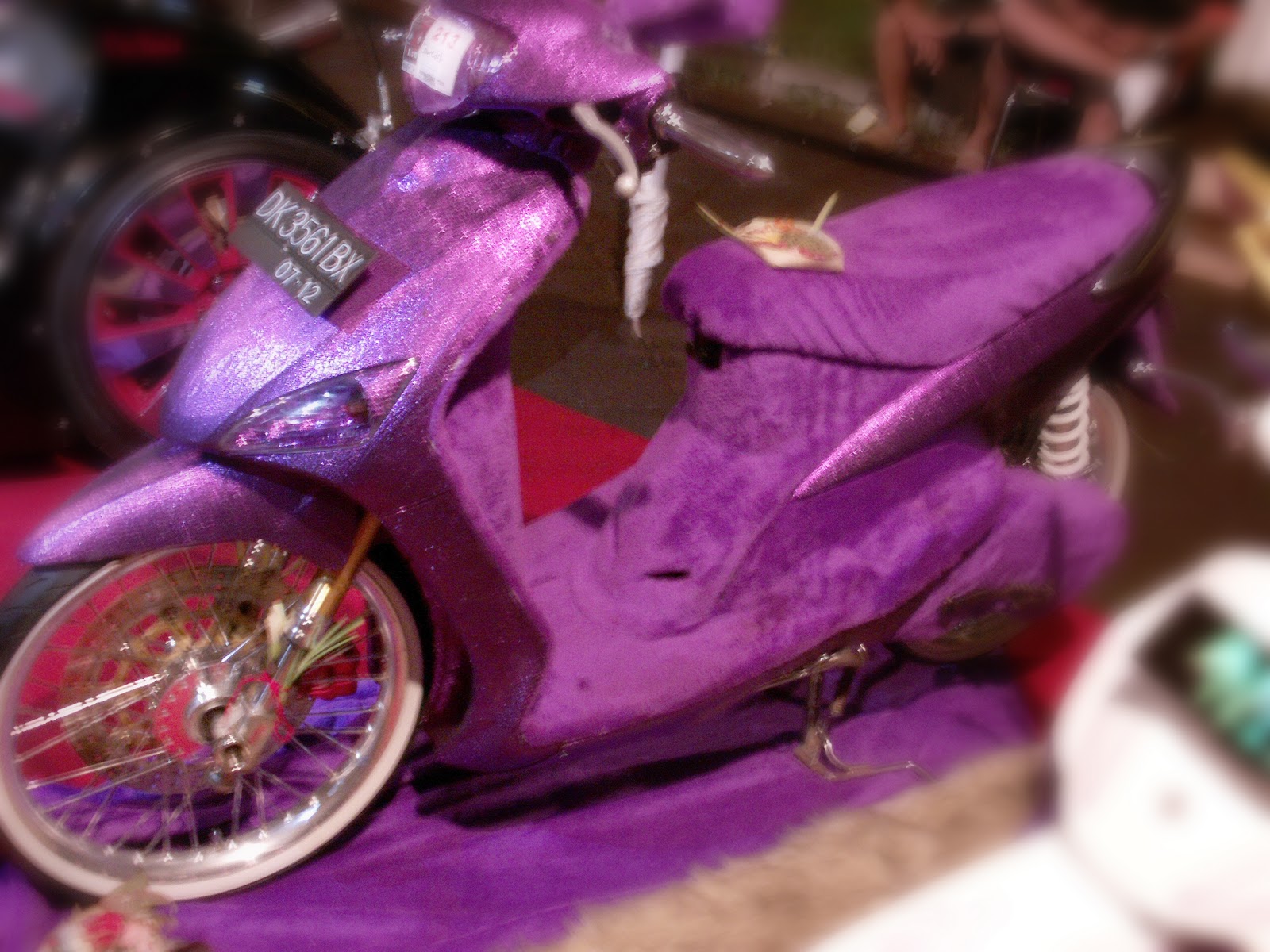 Modification Mio Sporty Purple Concept bali  all 