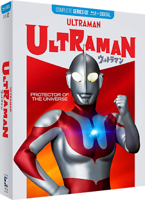 Cover art for the Standard Edition of Mill Creek's ULTRAMAN: THE COMPLETE SERIES Blu-ray!