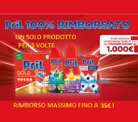 Promozione Pril 100% rimborsato (cashback per 3 volte fino a un massimo di 35€)