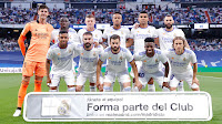 REAL MADRID C. F. Temporada 2021-22. Courtois, Mendy, Kroos, Militao, Casemiro, Benzema. Rodrygo, Carvajal, Nacho, Vinicius y Modric. REAL MADRID C. F. 0 REAL BETIS BALOMPIÉ 0 Viernes 20/05/2022, 21:00 horas. Campeonato de Liga de 1ª División, jornada 38. Madrid, estadio Santiago Bernabéu: 52.232 espectadores. GOLES: No hubo.