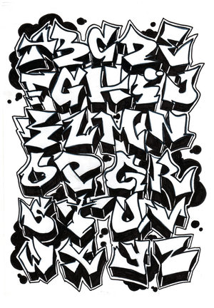 letras en graffiti