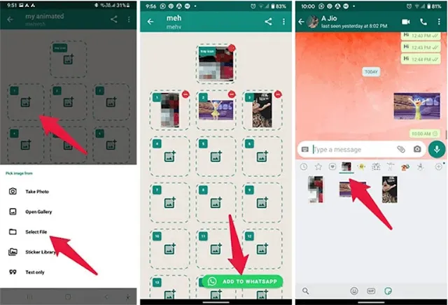 How to make  animated sticker on WhatsApp Android and iPhone?