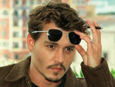 Johnny Depp Cool Men's Short Hairstyles