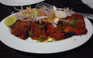 Tandoori Machli (Fish Tikka) at Ta'aam restaurant Indian Cuisine Kolkata