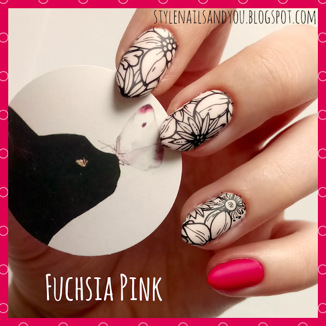 Fuchsia Pink | Born Pretty Nail Water Decals | Born Pretty Store Review