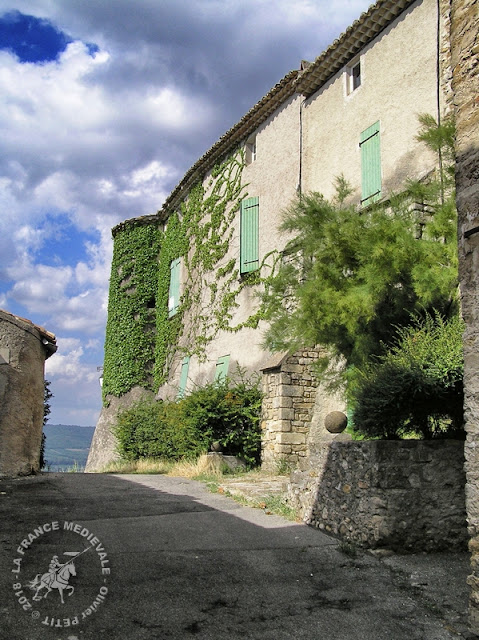 VILLEDIEU (84) - Remparts médiévaux