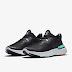 Sepatu Lari Nike React Miler Black Black Iron Grey Green Glow CW1777013