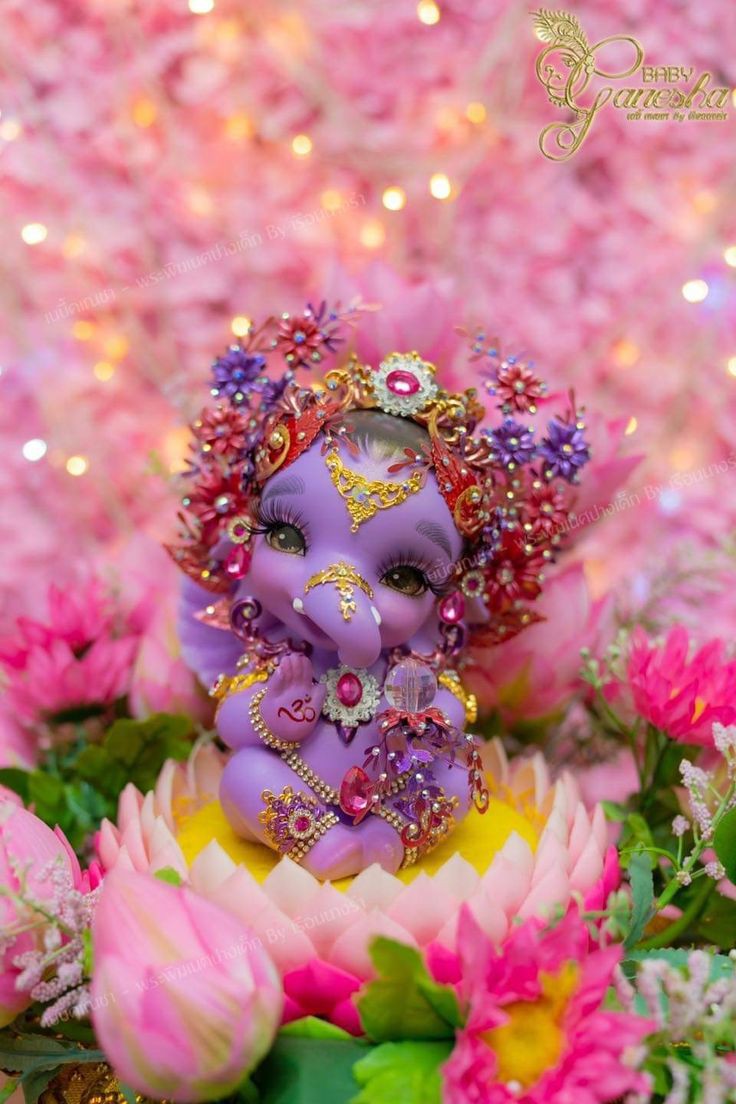 Cute Ganesha iPhone Wallpaper 4K - iPhone Wallpapers