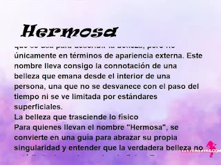 significado del nombre Hermosa