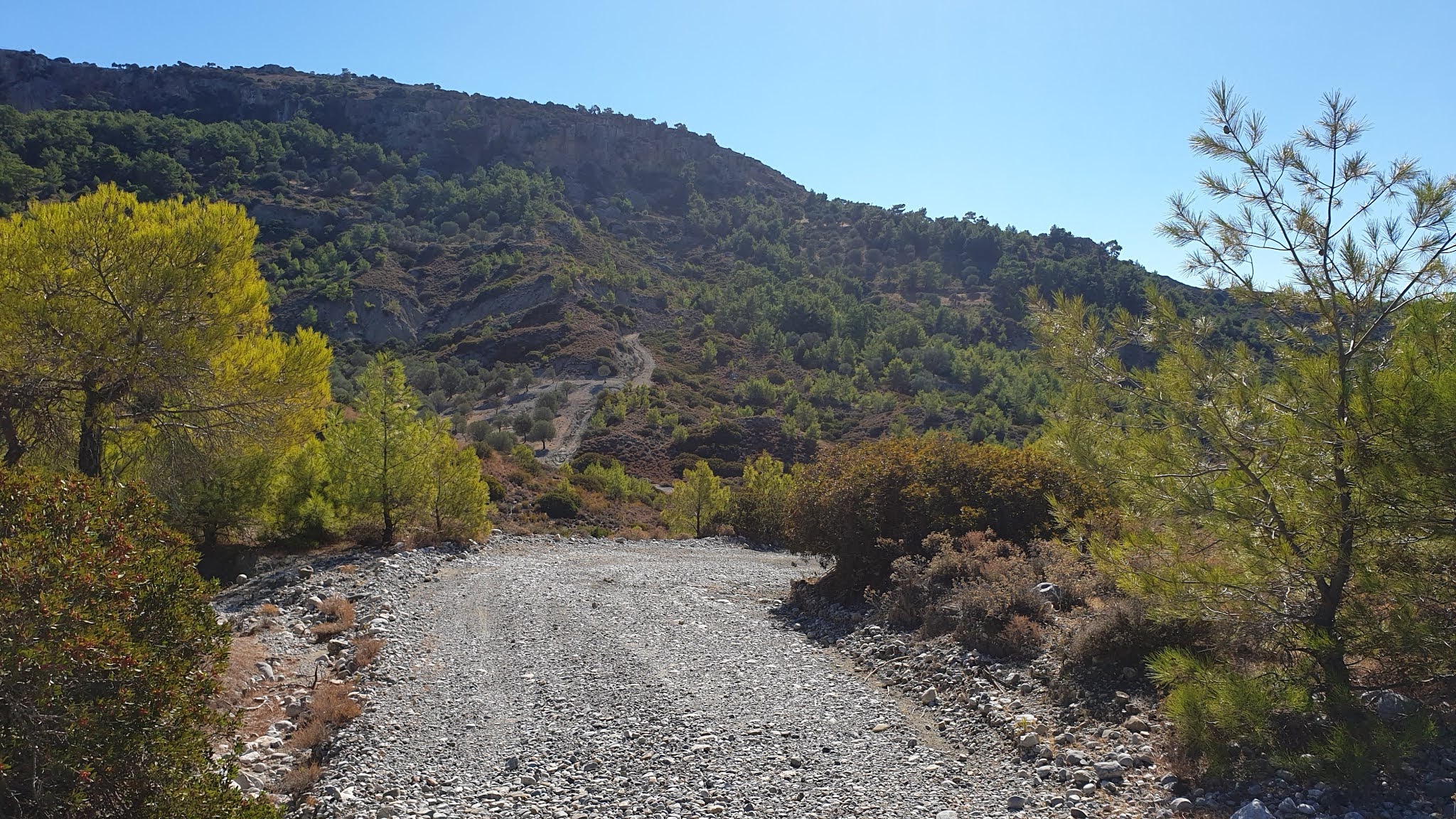 A descent looming around the corner but it is slow and easy