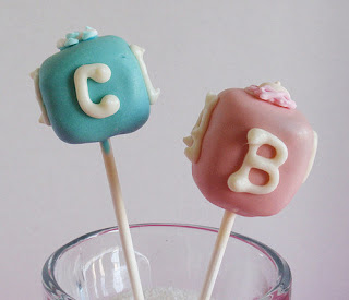 Popcakes para Baby Shower