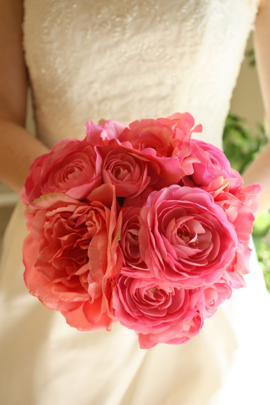 types of flowers ranunculus Pink Honeysuckle Bouquet | 1067 x 1600