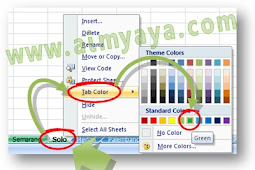 Cara Memberi Warna Pada Tab Sheet Microsoft Excel