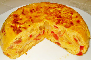 Receta de tortilla de chorizo