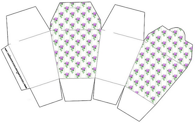 Lilac Shabby Chic: Free Printable Wedding Souvenir Boxes.