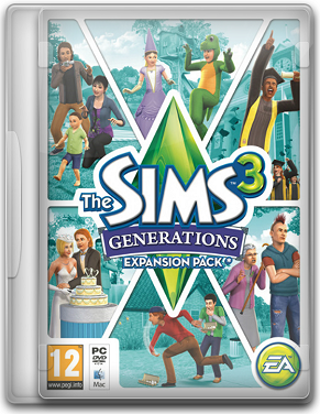 Capa The Sims 3: Generations   PC (Completo) + Crack