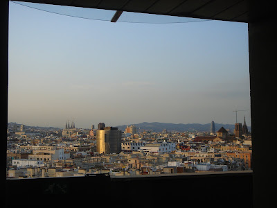 View over Barcelona, seen from Hotel Universal Barcelona