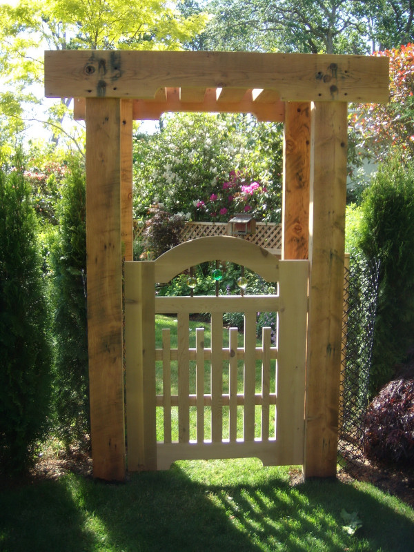 How To Build A Wood Arbor For Garden Or Yard Apps 