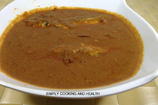 Spicy Dried fish curry with gravy