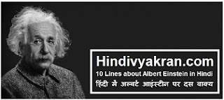 10 Lines about Albert Einstein in Hindi 