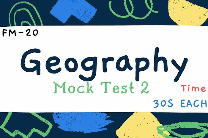 Geography mock test in bengali | ভূগোল মক টেস্ট 2