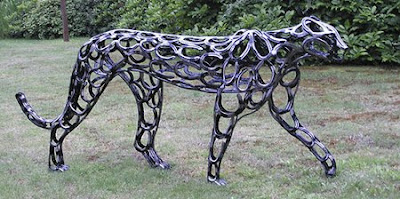 Amazing Horseshoe Sculptures