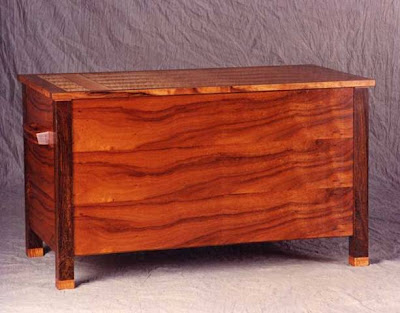 Flat Top Chest, Wood Furniture by Alan Wilkinson