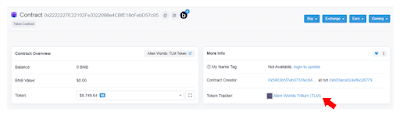 Cek Token Tracker Alien Worlds