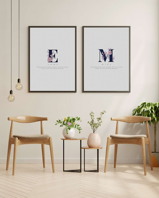 Letter Typography Gift