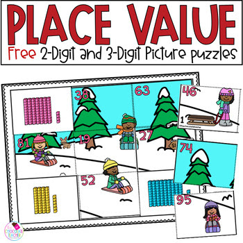 Grab this Place Value Puzzles FREEBIE to use in your classroom today!