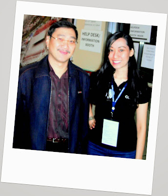 Trisha Sebastian with Rev Edmund Chan in In His Presence Leadership Conference