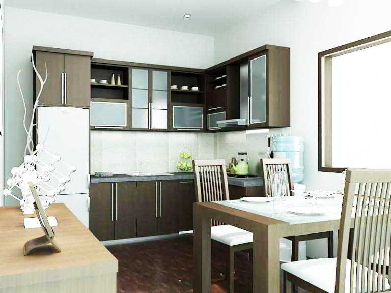  42 desain ruang  makan dapur sempit  minimalis jadi satu