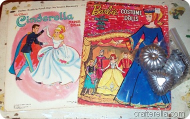 paper dolls and tart tins