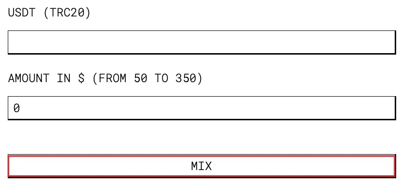 Пополнение баланса в Mixer50x350 5