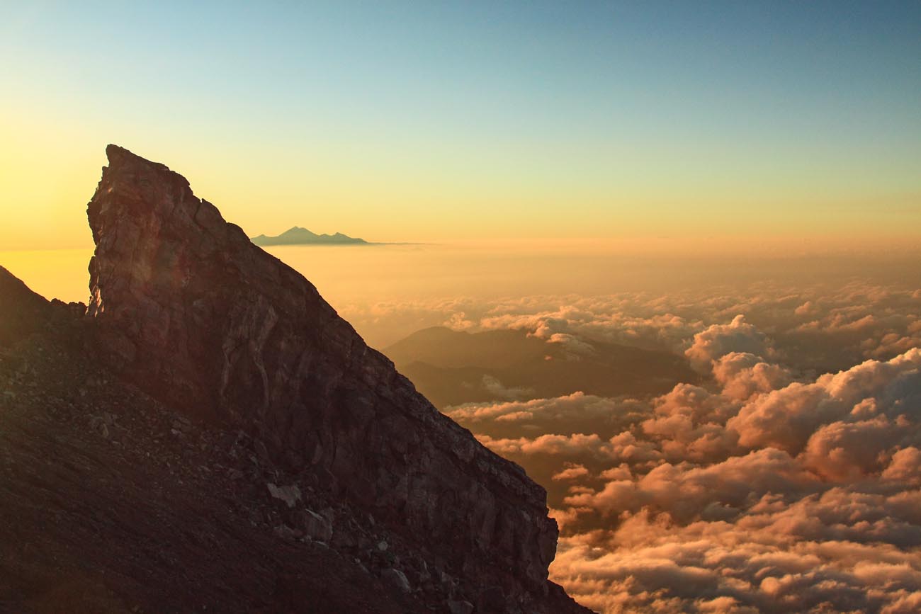 Sunrise from Mount Agung, Bali